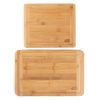 Thyme & Table Knife Friendly Bamboo Cutting Board, 2 Pack