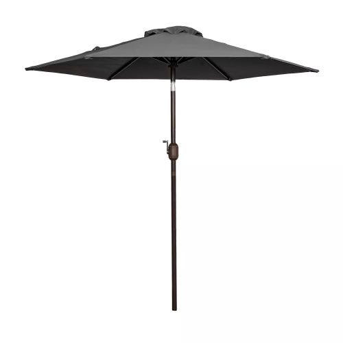 Tempera Patio Market Outdoor Table Umbrella with Push Button Tilt and Crank,Large Sun Umbrella with Sturdy Pole&Fade resistant canopy,Easy to set