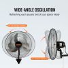 VEVOR Wall Mount Fan, 2 PCS 18 inch Oscillating, 3-speed High Velocity Max. 4000 CFM Industrial Wall Fan for Indoor, Commercial, Residential