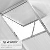8ftx 6ft Walk-In Polycarbonate Greenhouse with Roof Vent -AS