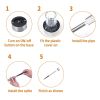 10pcs Garden Outdoor Stainless Steel LED Solar Landscape Path Lights Yard Lamp