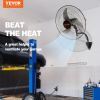 VEVOR Wall Mount Fan, 20 Inch, 3-speed High Velocity Max. 4650 CFM Oscillating Industrial Wall Fan, Commercial or Residential for Warehouse
