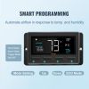 VEVOR Shutter Exhaust Fan, 10'' with Temperature Humidity Controller, EC-motor, 820 CFM, 10-Speed Adjustable Wall Mount Attic Fan