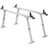 VEVOR Truck Rack, 800 lbs Capacity, 17-29in Adjustable Height, Aluminum Ladder Rack for Truck with 8 Non-Drilling C-clamps