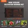 VEVOR 10"x 20.75" Seedling Heat Mat w/ Digital Thermostat Combo Set, MET-Listed Heating Pad for Seed Starting, Waterproof Seed Mats for Germination