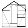 Greenhouse with Base Frame Anthracite Aluminum 51.1 ft¬≤