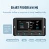 VEVOR Shutter Exhaust Fan, 12'' with Temperature Humidity Controller, EC-motor, 940 CFM, 10-Speed Adjustable Wall Mount Attic Fan