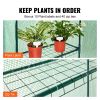 VEVOR Walk-in Green House, 4.6 x 2.4 x 6.7 ft, Greenhouse with Shelves, High Strength PE Cover with Doors, Windows and Steel Frame, Set Up in Minutes