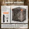 VEVOR Hunting Blind, 270¬∞ See Through Ground Blind, 2-3 Person Pop Up Deer Blind for Hunting with Carrying Bag, Portable Resilient Hunting Tent